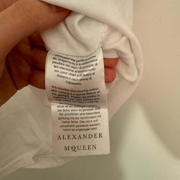 Alexander McQueen t-shirt small size - Picture 7 of 8